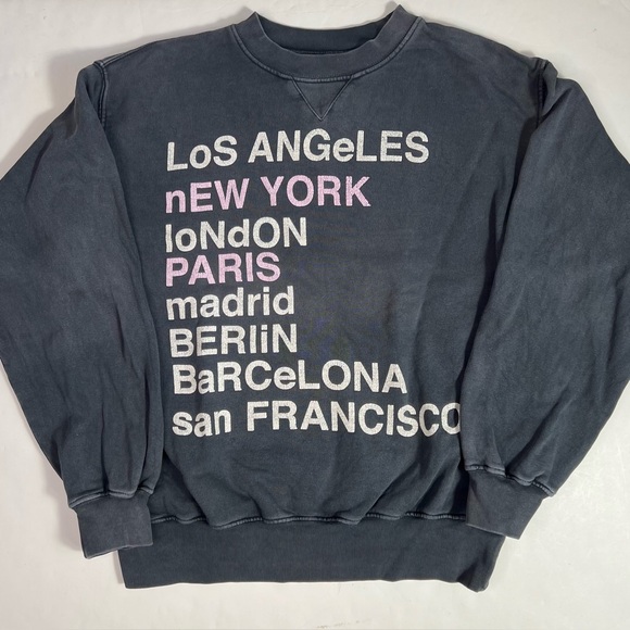 Anine Bing City Love Sweatshirt Size Small - Picture 5 of 12